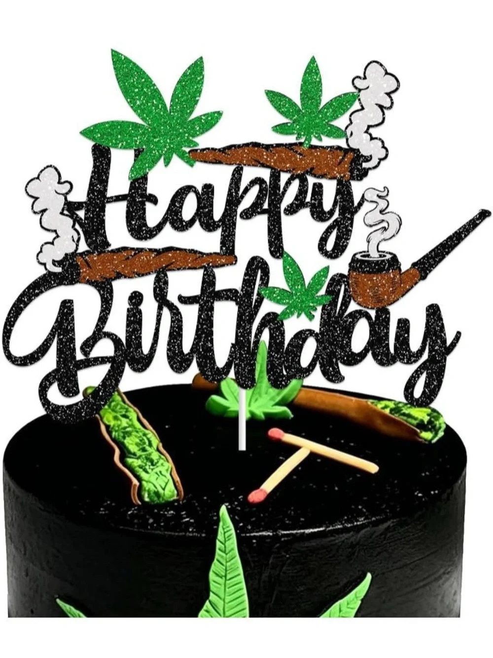 420 cake topper